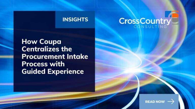 How Coupa Centralizes the Procurement Intake Process With Guided Experience